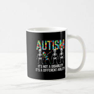 Dabbing Skelet Niet Een Handicap Autisme Bewustzij Koffiemok