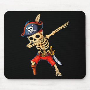 Dabbing skelet piraat halloween kostuum kinderen muismat