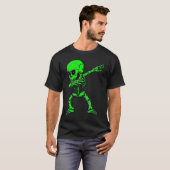 Dabbing Skeleton  Dab Dance Skeleton Costume Hallo T-shirt (Voorkant volledig)