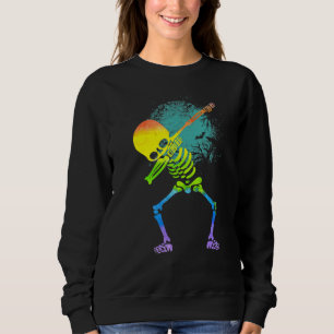Dabbing Skeleton LGBT Pride Gay Halloween met Moo Trui