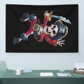Dabbing Skeleton Pirate Halloween Kinderen Jolly R Spandoek (Beurs)
