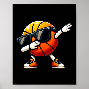 Dabbing Sketll Sportspeler Sketll Team Game Liefde Poster
