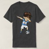 Dabbing Soccer Argentina Jersey - Argentijnse Foo T-shirt (Design voorkant)