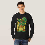 Dabbing St Patricks Day man T-shirt (Voorkant volledig)