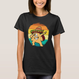 Dabbing Taco Grappig Mexicaans Voor Mannen Vrouwen T-shirt