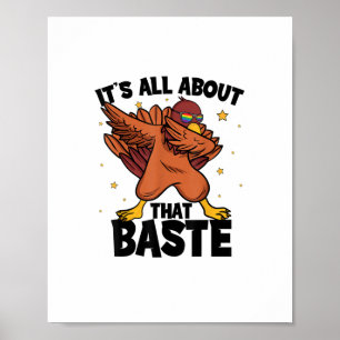 Dabbing Thanksgiving Turkije alles over die baste Poster