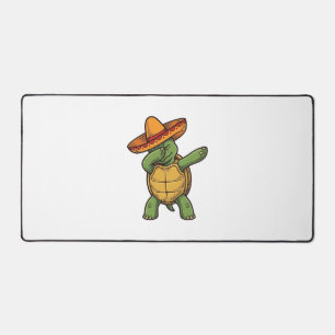 Dabbing Tortue Sombrero Vintage Vector Design_1