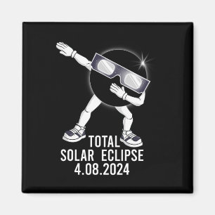 Dabbing totale zonne-eclips 04.08.2024 Leuk dab jo Magneet