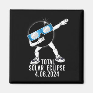 Dabbing totale zonne-eclips 04.08.2024 Leuk dab jo Magneet
