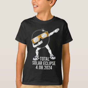 Dabbing totale zonne-eclips 04.08.2024 Leuk dab jo T-shirt