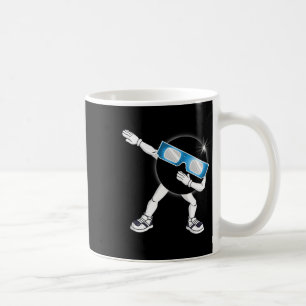 Dabbing totale zonne-eclips 2024 leuk dab jongens koffiemok