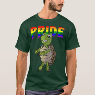 Dabbing Turtle Lesbian Bisexual Gay LGBT T-Shirt
