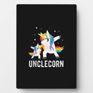 Dabbing Unclecorn, Grappige Eenhoorn Liefhebber T- Fotoplaat