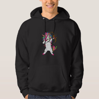 Dabbing Unicorn Archery Hoodie