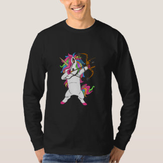 Dabbing Unicorn Archery T-shirt