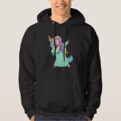 Dabbing Unicorn Magical Dab Dancing_8 Hoodie (Voorkant)
