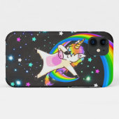 Dabbing Unicorn Neon Glow iPhone SE/5/5s Hoesje (Achterkant (horizontaal))