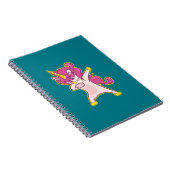 Dabbing Unicorn Notitieboek (Rechterzijde)