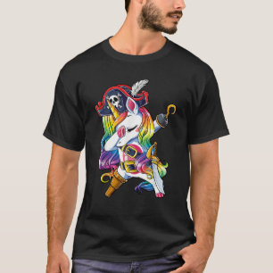 Dabbing Unicorn Pirate Jolly Roger Costume Kinder T-shirt
