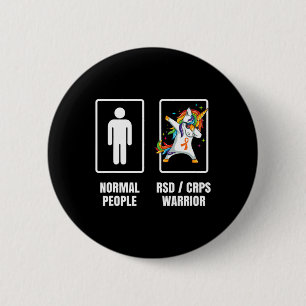 Dabbing Unicorn RSD Corps Krijger Overlevende Get Ronde Button 5,7 Cm