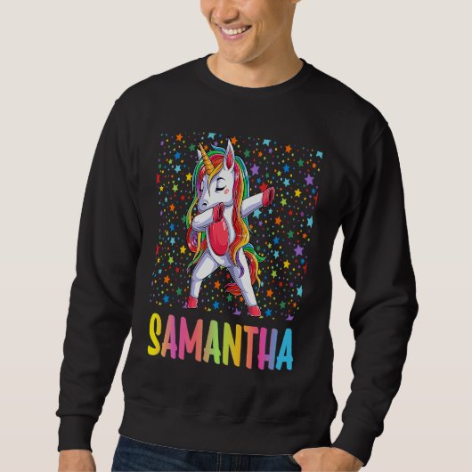 Dabbing Unicorn Samantha Trui (Voorkant)