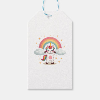 Dabbing Unicorn T-shirt - Grappige Dab-dans Regenb Cadeaulabel