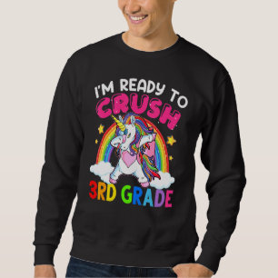 Dabbing Unicorn uit de 3de klas terug naar school  Trui