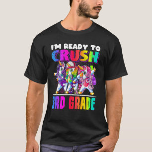 Dabbing Unicorn uit de derde klas terug naar schoo T-shirt