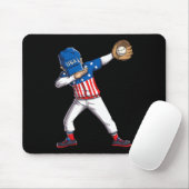 Dabbing Verkoop Speler 4 juli Vlag van de VS Ameri Muismat (Met muis)