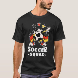 Dabbing Voetbal German Flag Soccer Squad T-shirt