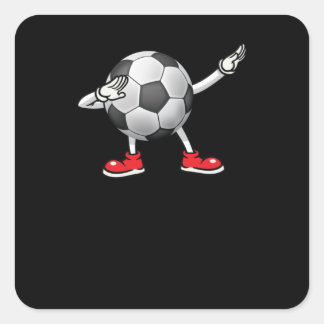 Dabbing Voetbal T-shirt Kinder Boys Dab Dance Vierkante Sticker