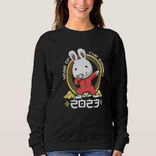 Dabbing Year of The Rabbit 2023 Chinese Zodiac Sig Trui