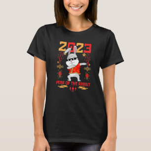 Dabbing Year of the Rabbit Happy Chinese New Year T-shirt