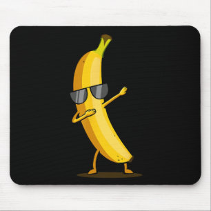 Dabbing Yellow Banana - Dab Funny Dancing Fruit Muismat