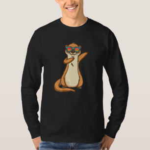 Dabbing Zee Otter Party Animal Kindergarten Kinder T-shirt