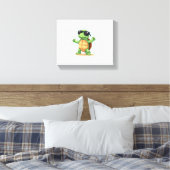 Dabbing Zee Turtle Dierenvriend Save the Turtles T Canvas Afdruk (Insitu (Slaapkamer))