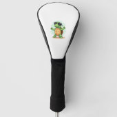 Dabbing Zee Turtle Dierenvriend Save the Turtles T Golfheadcover (Voorkant)