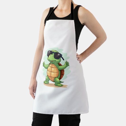 Dabbing Zee Turtle Dierenvriend Save the Turtles T Schort (Insitu)