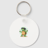Dabbing Zee Turtle Dierenvriend Save the Turtles T Sleutelhanger (Voorkant)