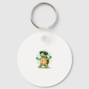 Dabbing Zee Turtle Dierenvriend Save the Turtles T Sleutelhanger