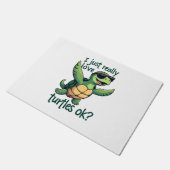 Dabbing Zee Turtle Ik hou gewoon echt van Turtles  Deurmat (Schuin)