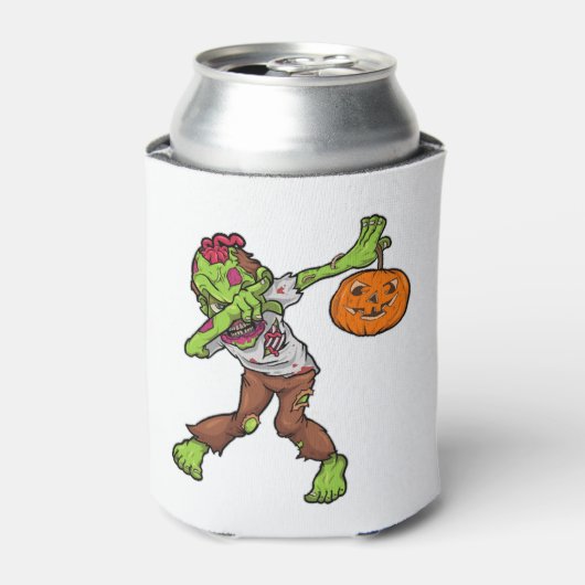 Dabbing Zombie Halloween Dab Funny Gift design Blikjeskoeler (Blikje Voorkant)