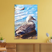 Dabbling Ripples Canvas Afdruk (Insitu (Woonkamer))