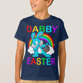 Dabby Paasmakerij met bunny Egg Hunt Basket Stuffe T-shirt