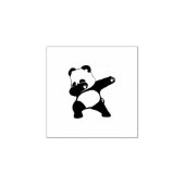 Dabende Panda Rubberstempel (Afrduk)