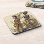 Dabiyaki en Upapazi, Zulu Boys in Dancing Dress, Bier Onderzetter (Linkerzijde)