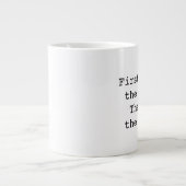 D'abord je bois la tasse d'éléphant de café (Devant)