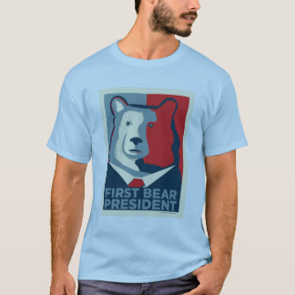 D'abord T-shirt d'ours du Président Men's