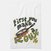 D'abord vous faites une serviette de roux (Vertical)