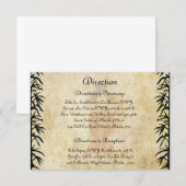 D'accompagnement 3,5 x 5 Carte de direction Geisha (Devant / Derrière)